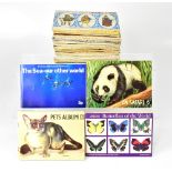 A large collection of Brooke Bond and other picture card albums, to include 'Prehistoric Animals',