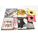 An eclectic group of c1960s to 1980s vinyl records to include musicals, 'The Sound of Music',