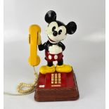 MICKEY MOUSE; a vintage BT character telephone, serial no.