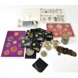 Various commemorative and other coins, to include '1970 Coinage of Great Britain' pack,