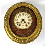 MARTIN BASKETT & CO, CHELTENHAM; a late 19th/early 20th century chiming wall clock,