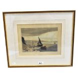 WILLIAM DANIELL; a pair of coloured stipple engravings,