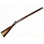 A twenty-eight bore percussion cap rifle,