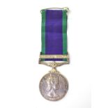 An Elizabeth II 'For Campaign Service' Medal with ribbon and Northern Ireland bar,