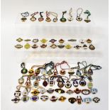 A quantity of Liverpool County Show enamelled metal pins and medals dating from 1930s to 1970s,