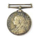 A Queen Victoria 'For Long Service in the Volunteer Force' Medal awarded to BND: Mr F Howell 2nd