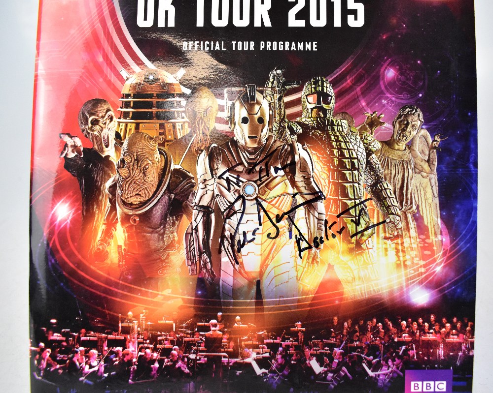 DOCTOR WHO; Symphonic Spectacular UK Tour 2015 official tour programme, - Image 2 of 4