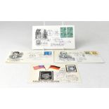 AMERICAN PRESIDENTS; four first day covers, each bearing a single signature including Richard Nixon,