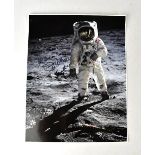 SPACE EXPLORATION; a coloured photograph inscribed 'To Burke,