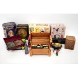 Various mixed collectibles to include a backgammon games set in a black case,