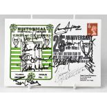 CELTIC FOOTBALL CLUB; a first day cover commemorating the European Cup triumph in 1967,