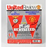 MANCHESTER UNITED; a 'United Review, Benfica v Manchester United Revisited' 1968 programme,