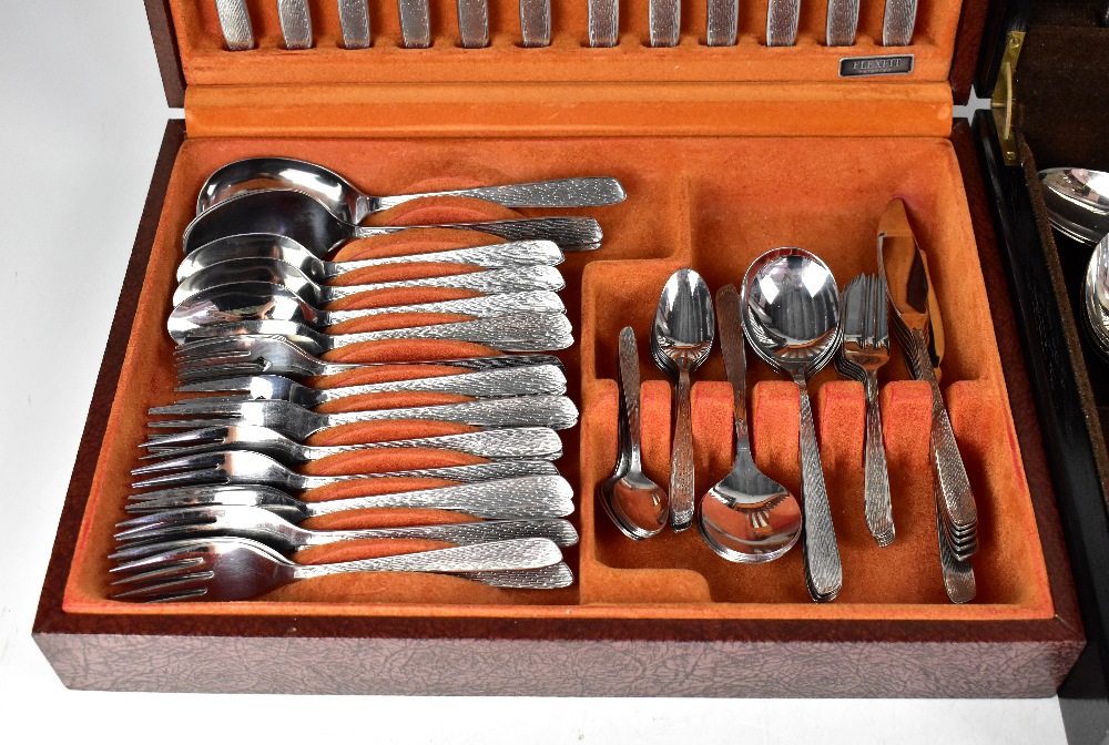 Two vintage cased cutlery sets comprising an Arthur Price approximately fifty-piece silver plated - Image 2 of 6