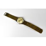 GARRARD; a gentlemen's vintage twenty-five jewel automatic wristwatch,