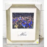 ITALIAN WORLD CUP; photograph of the 2006 Italian winners, signed Del Piero,