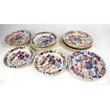 MASONS IRONSTONE; six 19th century Imari decorated shallow bowls, diameter of each approx 22cm,