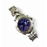 TAG HEUER; a gentlemen's Professional automatic stainless steel chronograph wristwatch,
