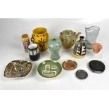 A group of mid-20th century ceramics and glassware,
