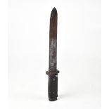 A WWUI bayonet, numbered to the blade 4413, and verso 8771, length 29cm.