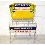 A vintage point of display stand inscribed 'Whitworth's Quality Products',