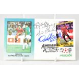 CELTIC; a Mexico 1986 first day cover bearing three signatures, including Tommy Gemmell.