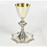 A mid-20th century Irish silver chalice,