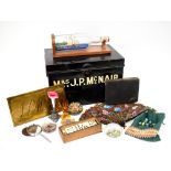 A quantity of miscellaneous collectibles to include a ship in a bottle on stand,