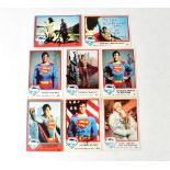 SUPERMAN; seven promotional cards,