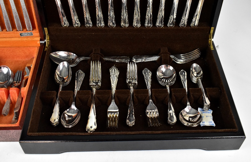 Two vintage cased cutlery sets comprising an Arthur Price approximately fifty-piece silver plated - Image 4 of 6