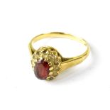 A 9ct yellow gold ladies' dress ring,