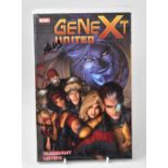GENEXT UNITED; a Marvel comic book bearing the signature of Stan Lee to the cover.