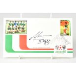 DIEGO MARADONA; a Mexico 1986 first day cover bearing his signature.