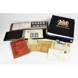 Various albums of stamp packs to include pictorial postage stamps, mostly Isle of Man,