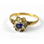 A 9ct yellow gold ladies' dress ring,