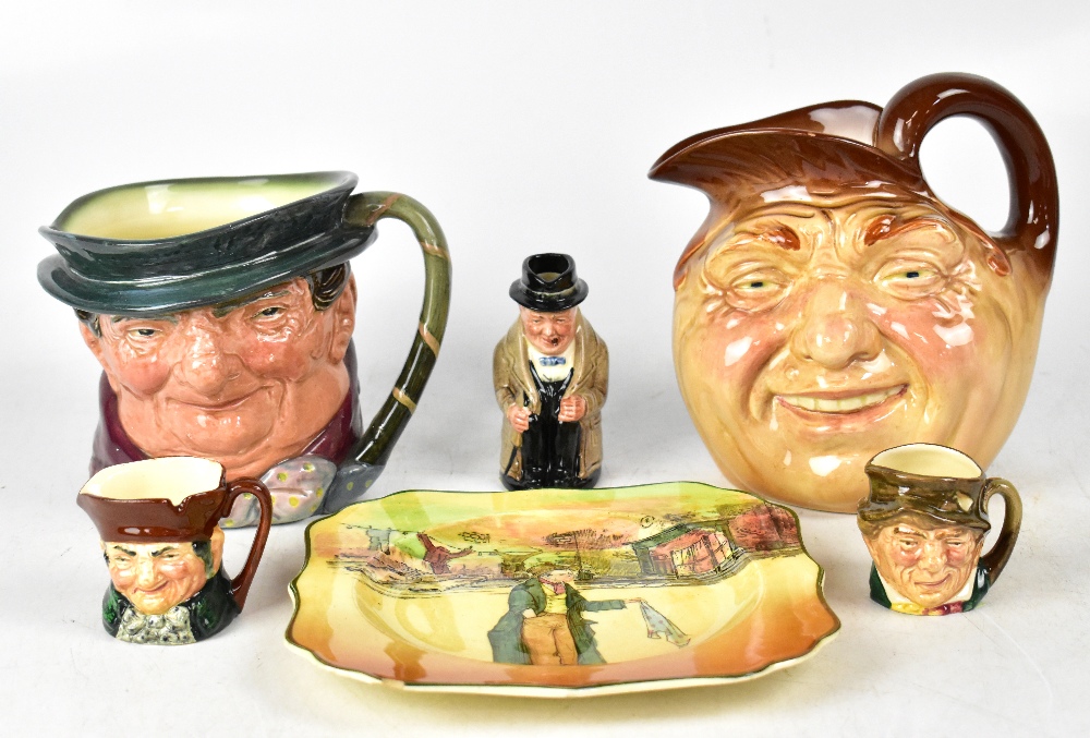 ROYAL DOULTON; various character and Toby jugs to include D5327 'John Barleycorn Auld Lad',