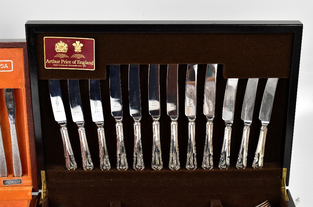 Two vintage cased cutlery sets comprising an Arthur Price approximately fifty-piece silver plated - Image 5 of 6
