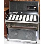 NSM; a Prestige Stereo jukebox with mahogany-effect Formica veneer,