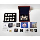 Various collectors coins',