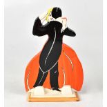 WEDGWOOD 'BIZARRE' BY CLARICE CLIFF; a hand painted limited edition 'Age of Jazz' figure,