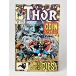 THE MIGHTY THOR; 'Odin Lives and Asgard Dies!', a Marvel comic numbered 399,