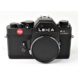 A Leica R3 electronic film camera body.