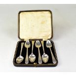 A set of six William IV hallmarked silve