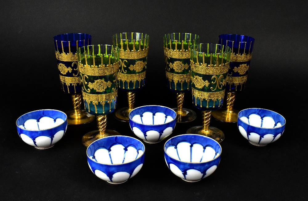 A set of six mid-20th century Czechoslov