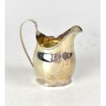 A George III hallmarked silver cream jug