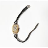 A ladies' Art Deco 9ct gold wristwatch,