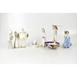Various collectible porcelain figures to