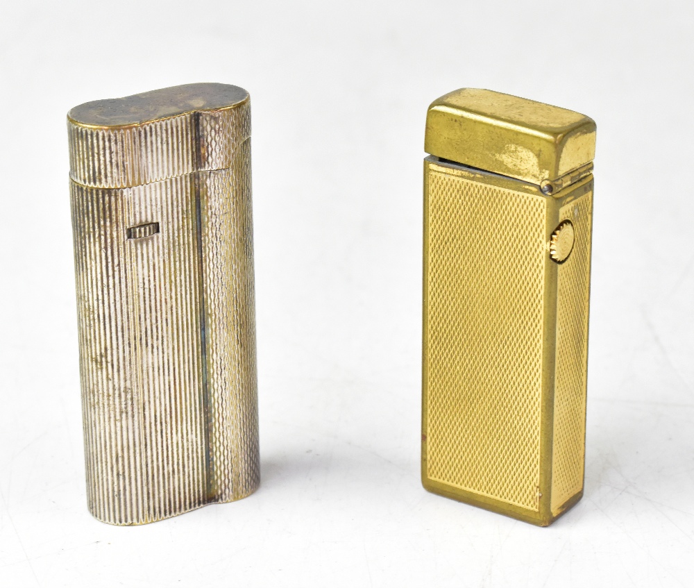 DUNHILL; two lighters comprising a yello - Image 2 of 4