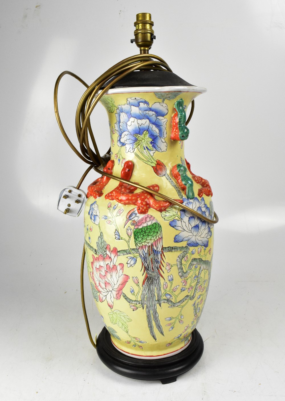 A large 20th century Chinese-style vase