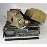A vintage JVC miniature TV-Radio-Cassett