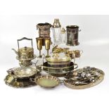 A quantity of silver plated items to inc